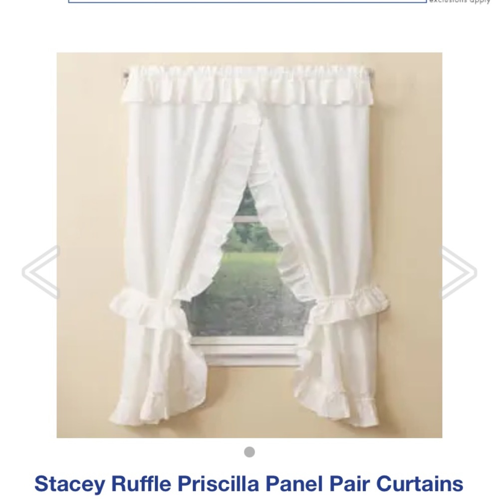 Priscilla Ruffle Curtain panels